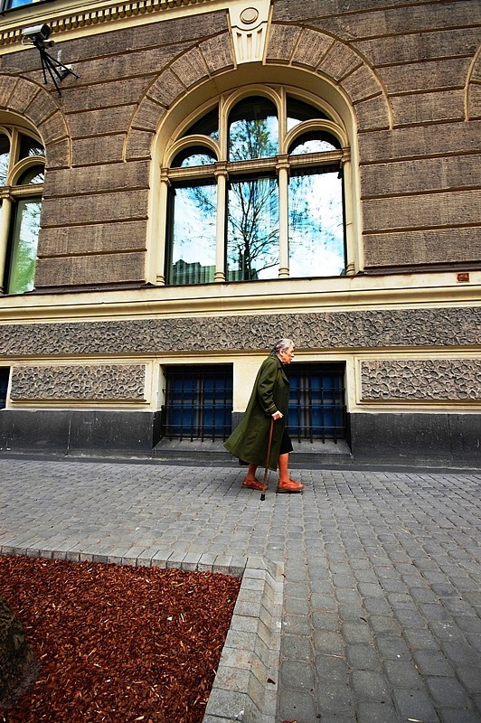 Old Woman in Latvia